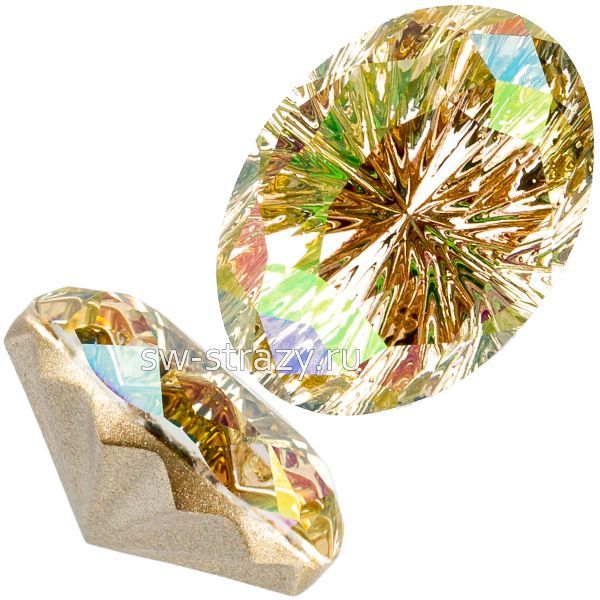 Кристаллы 4160 8x6 mm Crystal Luminous Green