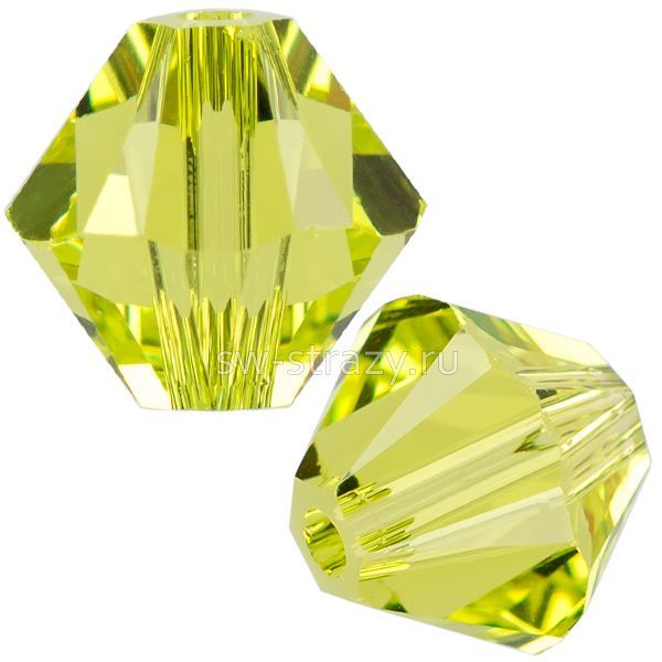 Бусины 5328 6 mm Citrus Green F