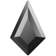 Стразы горячей фиксации 2771 12,9x8.3 mm Jet Hematite HF