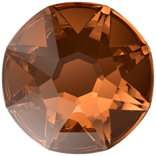 Стразы горячей фиксации 2078 ss 12 Smoked Amber HF