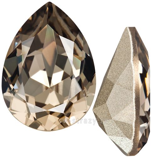 Кристаллы 4320 14x10 mm Greige