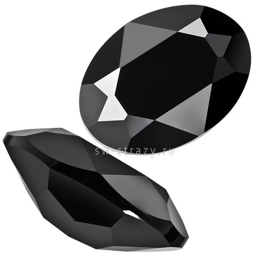 Кристаллы 4120 18x13 mm Jet