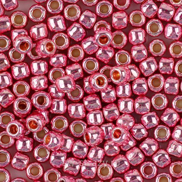 Бисер круглый 8/0 #0553PF Permanent Finish Гальванизированный винтажная роза