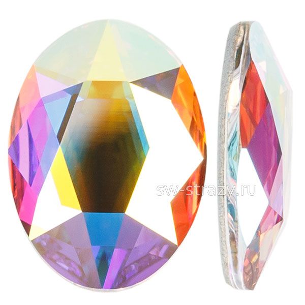 2603 8x6 mm Crystal AB F