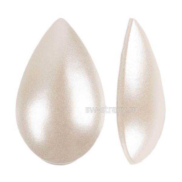 Стразы горячей фиксации 2308/4 8x5 mm Crystal White Pearl HF