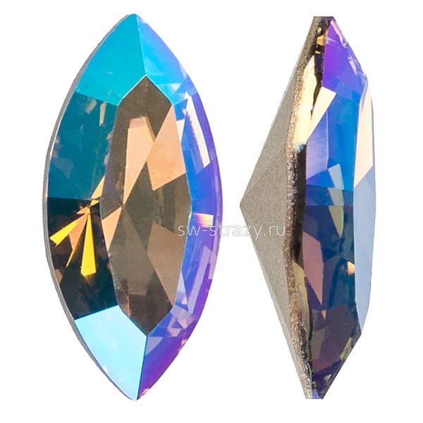 Кристаллы 4228 8x4 mm Black Diamond Shimmer