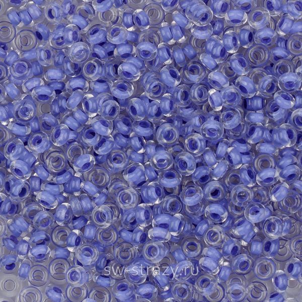 Demi Round 11/0 #0977 Окрашенный изнутри хрусталь\неон фиолетовый