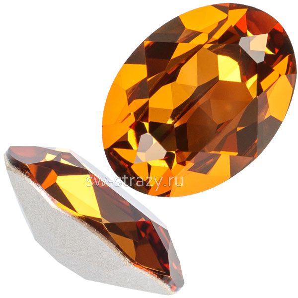 Кристаллы 4120 8x6 mm Light Amber