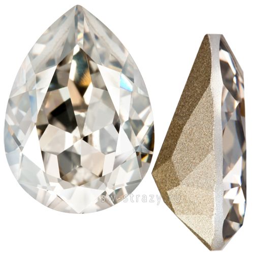 Кристаллы 4320 8x6 mm Crystal Silver Shade