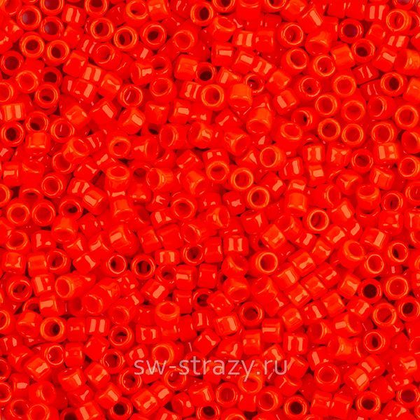 Бисер Treasures 11/0 #0050 Оранжево-красный