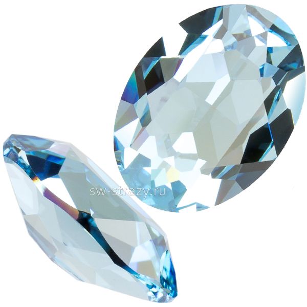 Кристаллы 4120 18x13 mm Aquamarine Ignite
