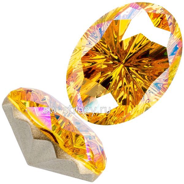 Кристаллы 4160 10x8 mm Light Topaz Shimmer