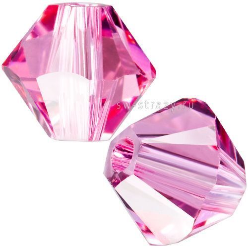 Бусины 5328 6 mm Rose