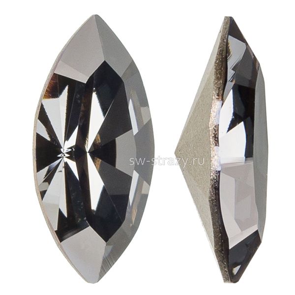 Кристаллы 4228 15x7 mm Crystal Silver Night