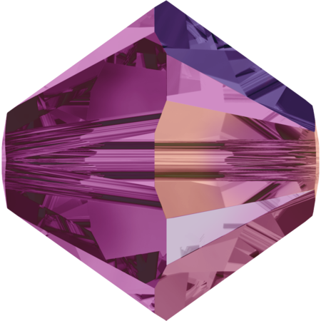 Бусины 5328 4 mm Fuchsia AB