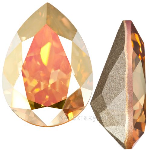 Кристаллы 4320 18x13 mm Crystal Metallic Sunshine
