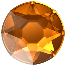 Стразы горячей фиксации 2078 ss 12 Light Amber HF