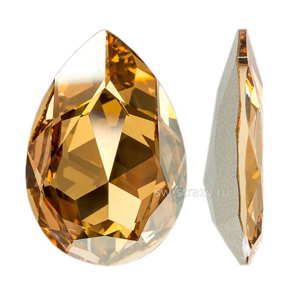 Кристаллы 4327 30x20 mm Crystal Golden Shadow