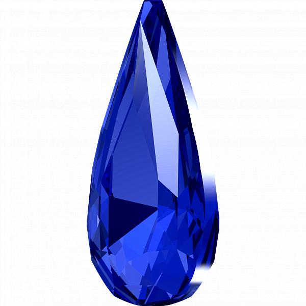 Кристаллы 4322 18x9 mm Majestic Blue