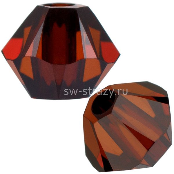 Бусины 5328 4 mm Smoked Amber